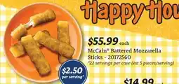 Wholesale Club BATTERED MOZZARELLA STICKS offer