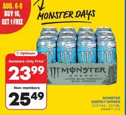 Wholesale Club ENERGY DRINKS, 12 X offer