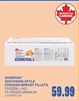 Wholesale Club SOUTHERN-STYLE CHICKEN BREAST FILLETS offer