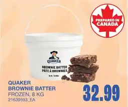 Wholesale Club QUAKER BROWNIE BATTER offer
