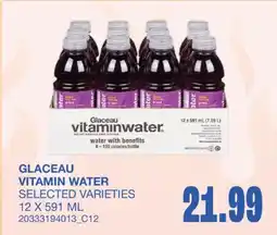 Wholesale Club GLACEAU VITAMIN WATER offer