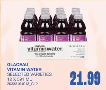 Wholesale Club GLACEAU VITAMIN WATER offer