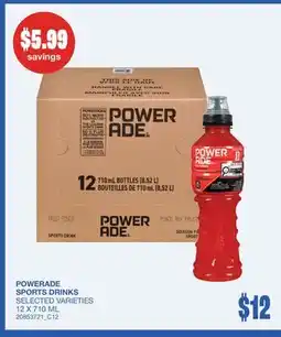 Wholesale Club SPORTS DRINKS offer