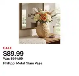 Wayfair Phillippi Metal Glam Vase offer