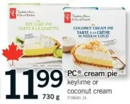 Fortinos PC cream pie offer