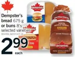 Fortinos Dempster's bread offer