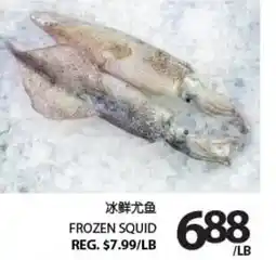Centra Food Market Frozen squid offer