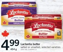 Fortinos Lactantia butter offer