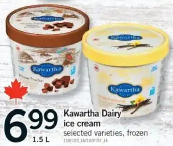 Fortinos Kawartha Dairy ice cream offer