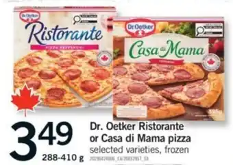 Fortinos Dr. Oetker Ristorante or Casa di Mama pizza offer