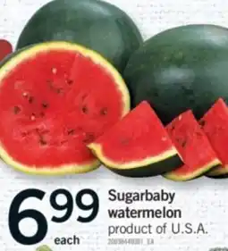 Fortinos Sugarbaby watermelon offer