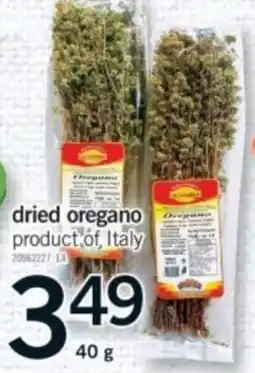 Fortinos dried oregano offer