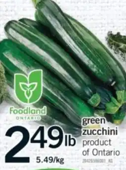 Fortinos green zucchini offer
