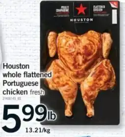Fortinos Houston whole flattened Portuguese chicken fresh offer