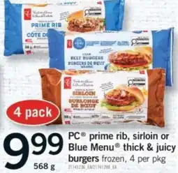 Fortinos PC prime rib offer