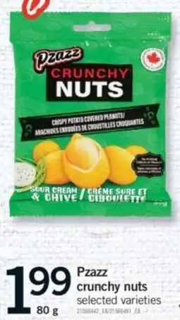 Fortinos Pzazz crunchy nuts offer