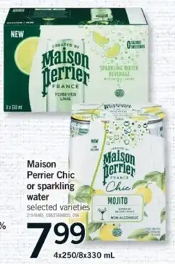 Fortinos Maison Perrier Chic or sparkling water offer