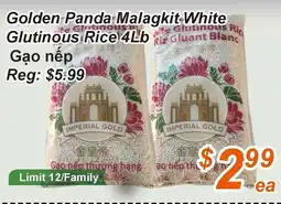 Golden Fresh Market Golden panda malagkit white glutinous rice offer