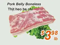 Golden Fresh Market Pork belly boneless offer