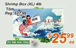 Golden Fresh Market Shrimp box (xl) offer