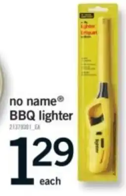 Fortinos no name BBQ lighter offer