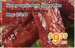 Golden Fresh Market Honey garlic pork spare ribs offer