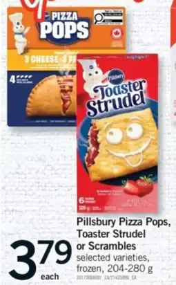Fortinos Pillsbury Pizza Pops, Toaster Strudel or Scrambles offer