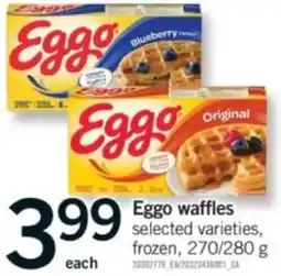 Fortinos Eggo waffles offer