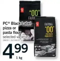 Fortinos PC Black Label pizza or pasta flour offer