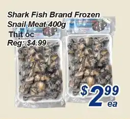 Golden Fresh Market Shark fish brand frozen snail meat offer