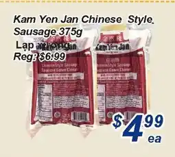 Golden Fresh Market Kam yen jan chinese style sausage offer