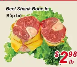 Golden Fresh Market Beef shank bone in offer
