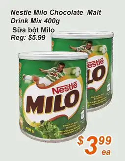 Golden Fresh Market Nestle milo chocolate malt drink mix offer