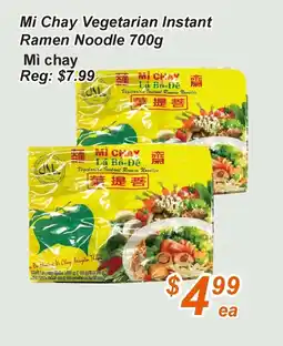 Golden Fresh Market Mi chay vegetarian instant ramen noodle offer