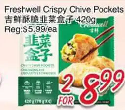 Foody Mart Freshwell Crispy Chive Pockets offer