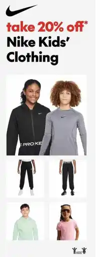 Atmosphere Nike Kids' Clothing offer