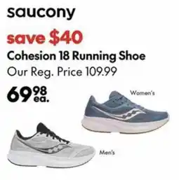Atmosphere saucony Cohesion 18 Running Shoe offer