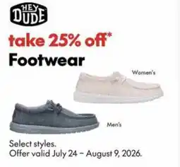 Atmosphere HEY DUDE Footwear offer