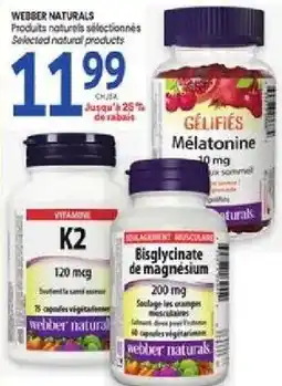 Uniprix Webber Naturals offer