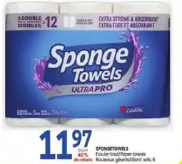 Uniprix Sponge Towels offer