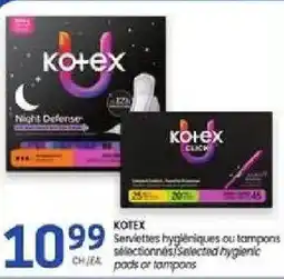 Uniprix KOtex offer