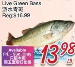 Foody Mart Live Green Bass offer