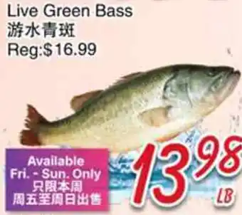 Foody Mart Live Green Bass offer