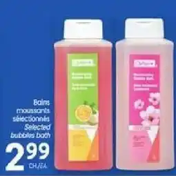 Uniprix Bains moussants sélectionnés Selected bubbles bath offer