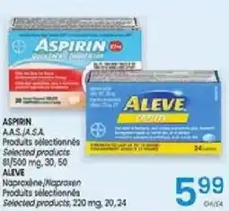 Uniprix Aspirin / Alive offer
