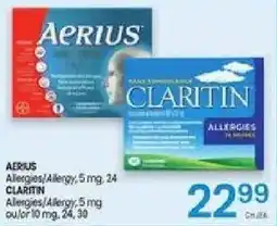 Uniprix Aerius / Claritin offer