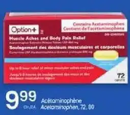 Uniprix Option+ Muscle Aches and Body Pain Relief offer