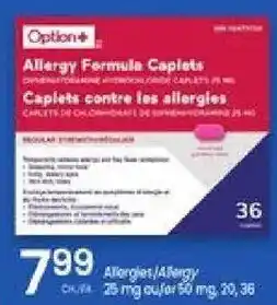 Uniprix Option+ Allergy Formula Caplets Caplets offer
