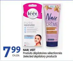 Uniprix NAIR, VEET Produits dépilatoires sélectionnés / Selected depilatory products offer