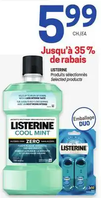 Uniprix LISTERINE Produits sélectionnés / Selected products offer